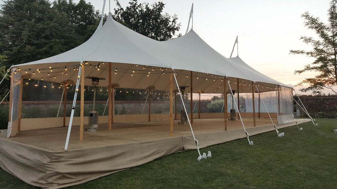 8x20m Oval Silhouette Tent (131m²) – Organic-Concept