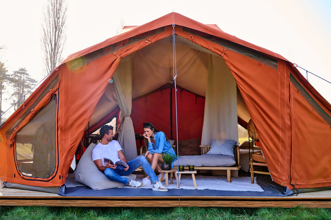 pumpkin tent Bell Tent - 'Roasted Pumpkin'