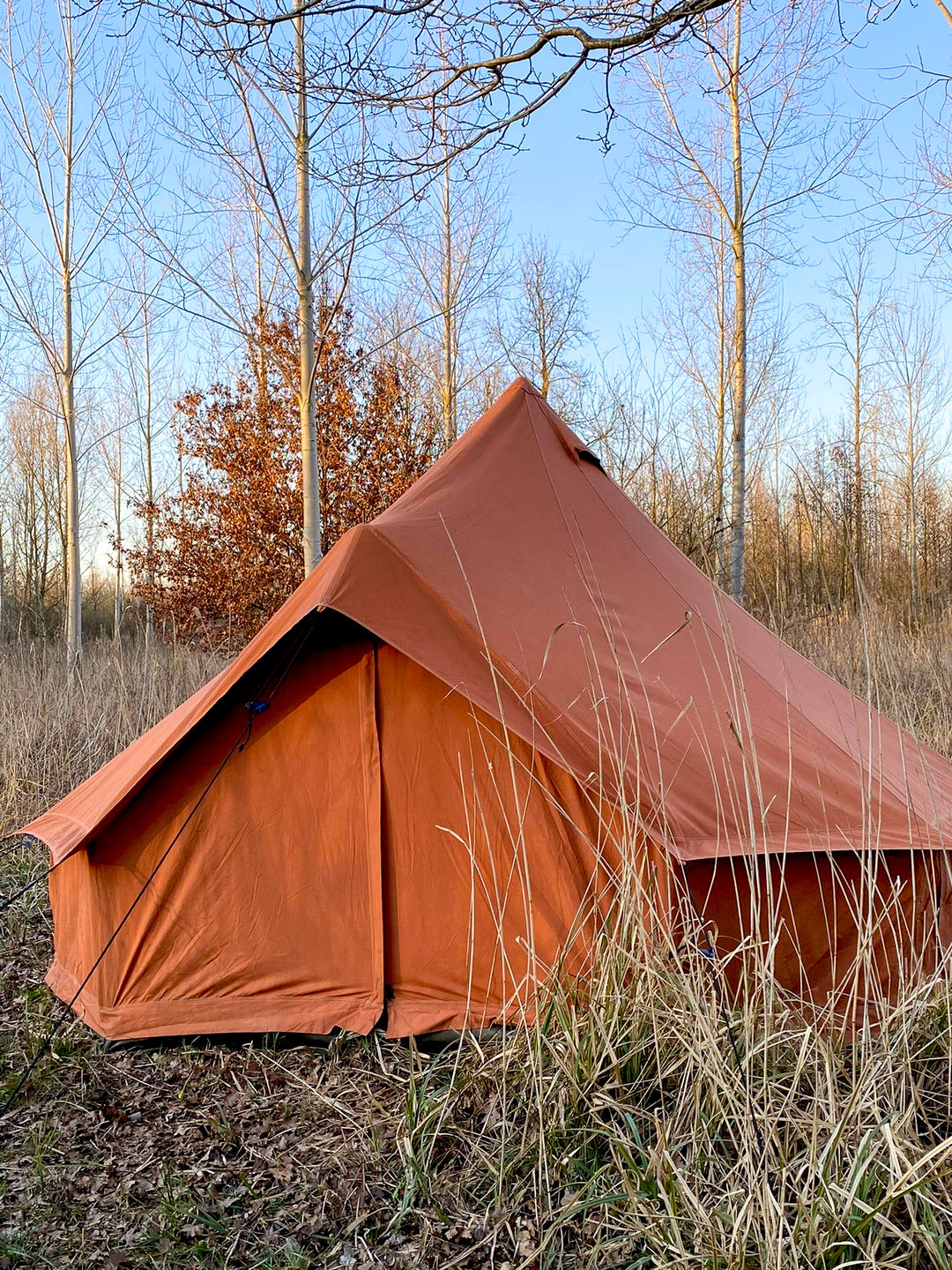 pumpkin camping tent Bell Tent - 'Roasted Pumpkin'